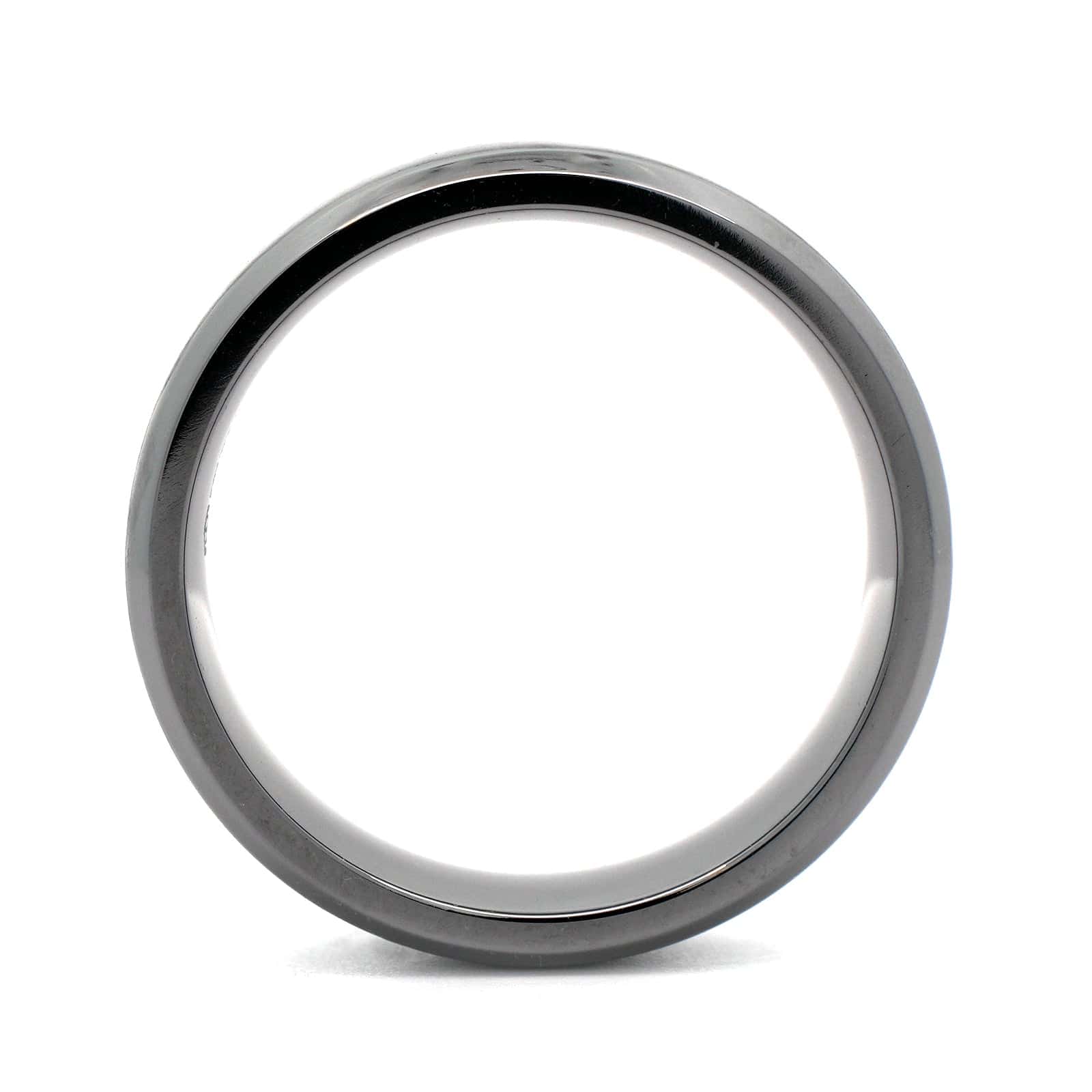Grey Tantalum Band with Brushed Center