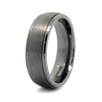 Tantalum Band with Satin Center Polished Edges