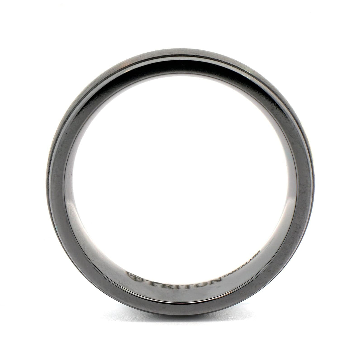 Tantalum Band with Satin Center Polished Edges
