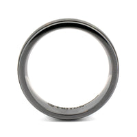 Tantalum Band with Satin Center Polished Edges