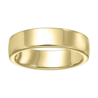 14K Yellow Gold Ergo Fit Polished Band