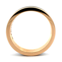 14K Yellow Gold Edge Satin Finished Tantalum Band