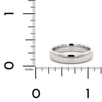 14K White Gold Ergo Fit Polished Band