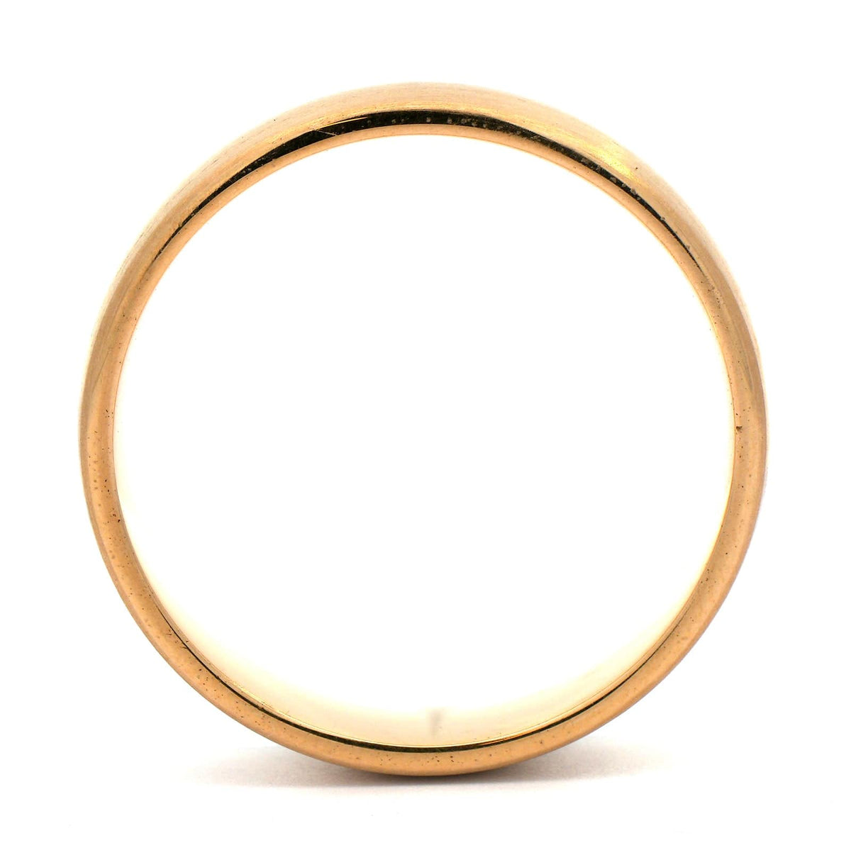 14K Yellow Gold Brushed Finish Band