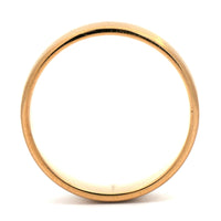14K Yellow Gold Brushed Finish Band