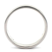 14K White Gold Satin Band