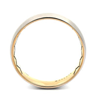 14K Two-Tone Gold Brushed Band