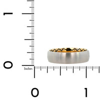 14K Two-Tone Gold Brushed Band