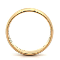 14K Yellow Gold Polished Dome Band