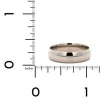 14K Gray Gold Polished Dome Band