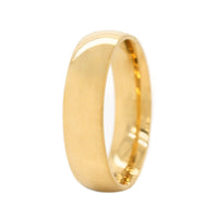 18K Yellow Gold Court Fit High Polished Wedding Band