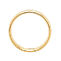 18K Yellow Gold Court Fit High Polished Wedding Band