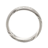 Palladium Comfort Fit Mokume Gane Maple Patterned Band