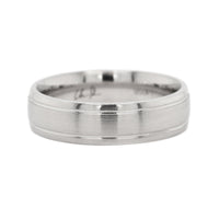 Platinum Matte and Medium Polished Band