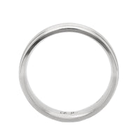 Platinum Matte and Medium Polished Band