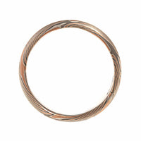 14K Rose Gold and Palladium Birch Pattern Mokume Gane Ring