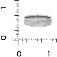 Platinum High Polished and Satin Finished Band