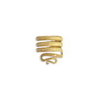 Christina Alexiou 18K Yellow Gold Snake Tail Ring
