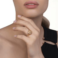 Christina Alexiou 18K Yellow Gold Eros Pink Sapphire Ring