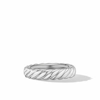 Box Chain Bracelet in Sterling Silver with Red Stainless Steel