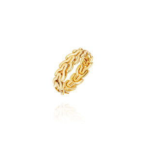 18K Yellow Gold Small Sync Ring