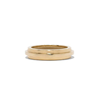 Azlee 18K Yellow Gold Staircase 3 Tier Ring