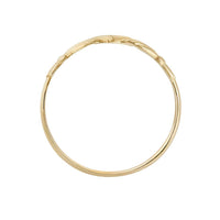 14K Yellow Gold Light Ladies Claddagh Ring
