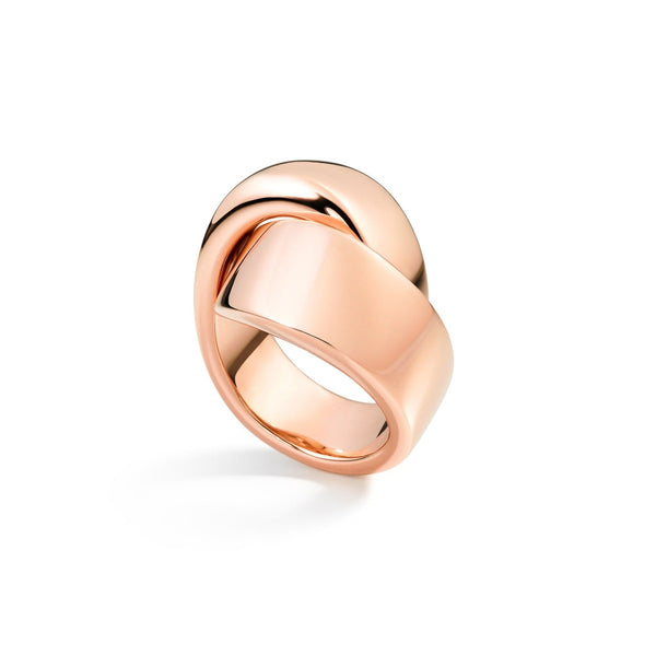 Vhernier 18K Rose Gold Abbraccio Midi Ring