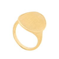 Marco Bicego 18K Yellow Gold Lunaria Signet Ring