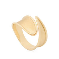 Marco Bicego 18K Yellow Gold Lunaria Twist Bypass Ring