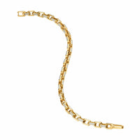 Streamline® Link Bracelet 18K Yellow Gold with Diamonds, 5.5mm