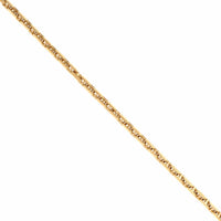 14K Yellow Gold 8" Fancy Link Bracelet