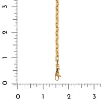 14K Yellow Gold 8" Fancy Link Bracelet