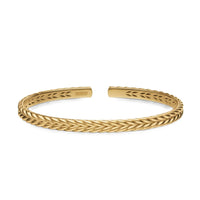 Chevron Flex Bracelet 18K Yellow Gold, 5.2mm