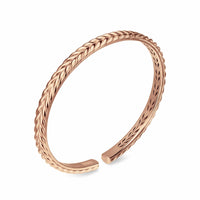 Chevron Flex Bracelet 18K Rose Gold, 5.2mm