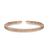 Chevron Flex Bracelet 18K Rose Gold, 5.2mm