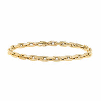 14K Yellow Gold 8" French Cable Chain Bracelet