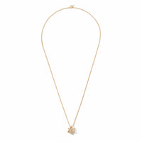 Maor 18K Yellow Gold Celestial Merkabah Pave Diamond Pendant Necklace