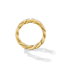Curb Chain Band Ring in 18K Yellow Gold, 8mm