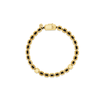 CADAR 18K Yellow Gold B Home Bead Bracelet