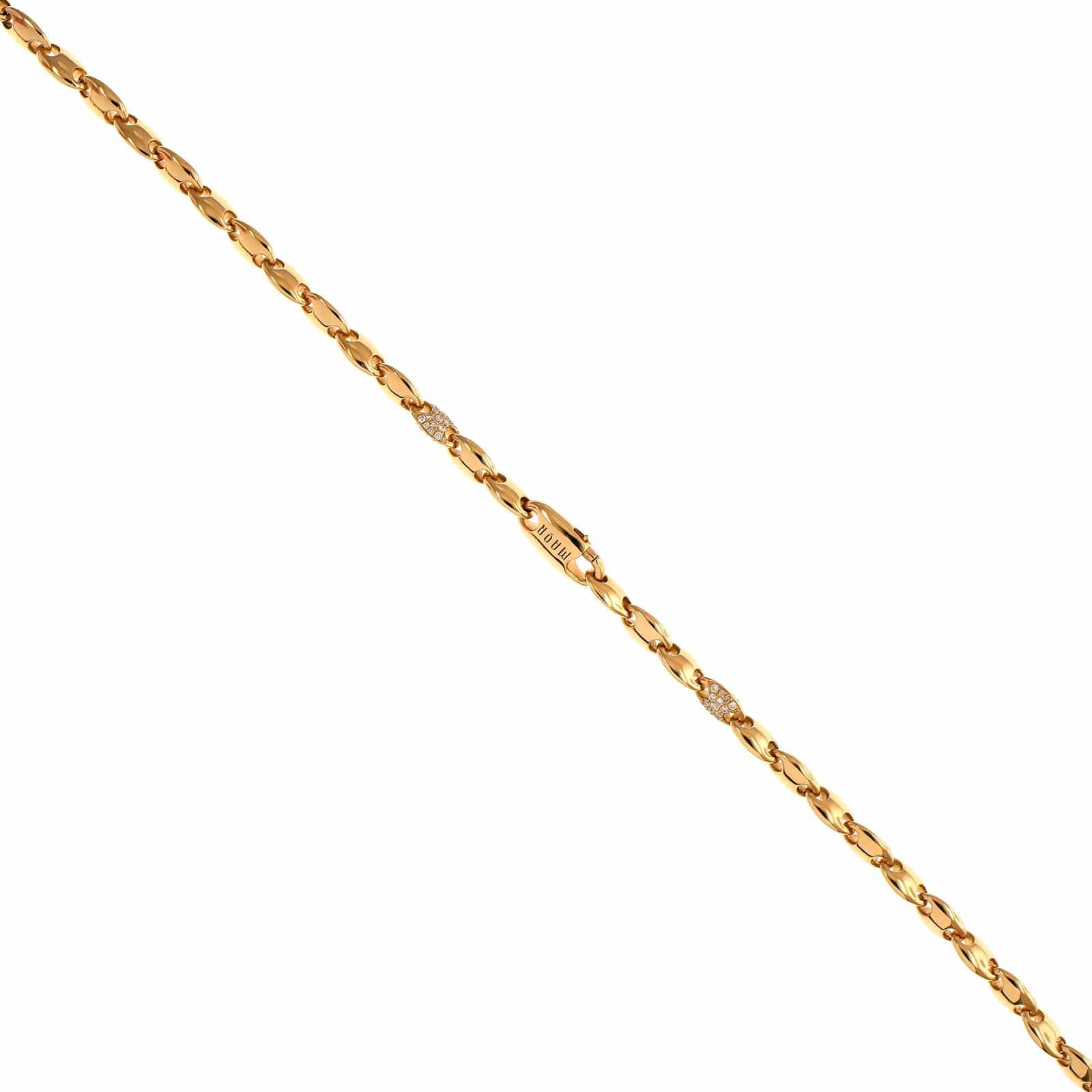 Maor 18K Yellow Gold Diamond Neo Chain Necklace