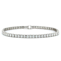 18K White Gold Diamond Tennis Bracelet