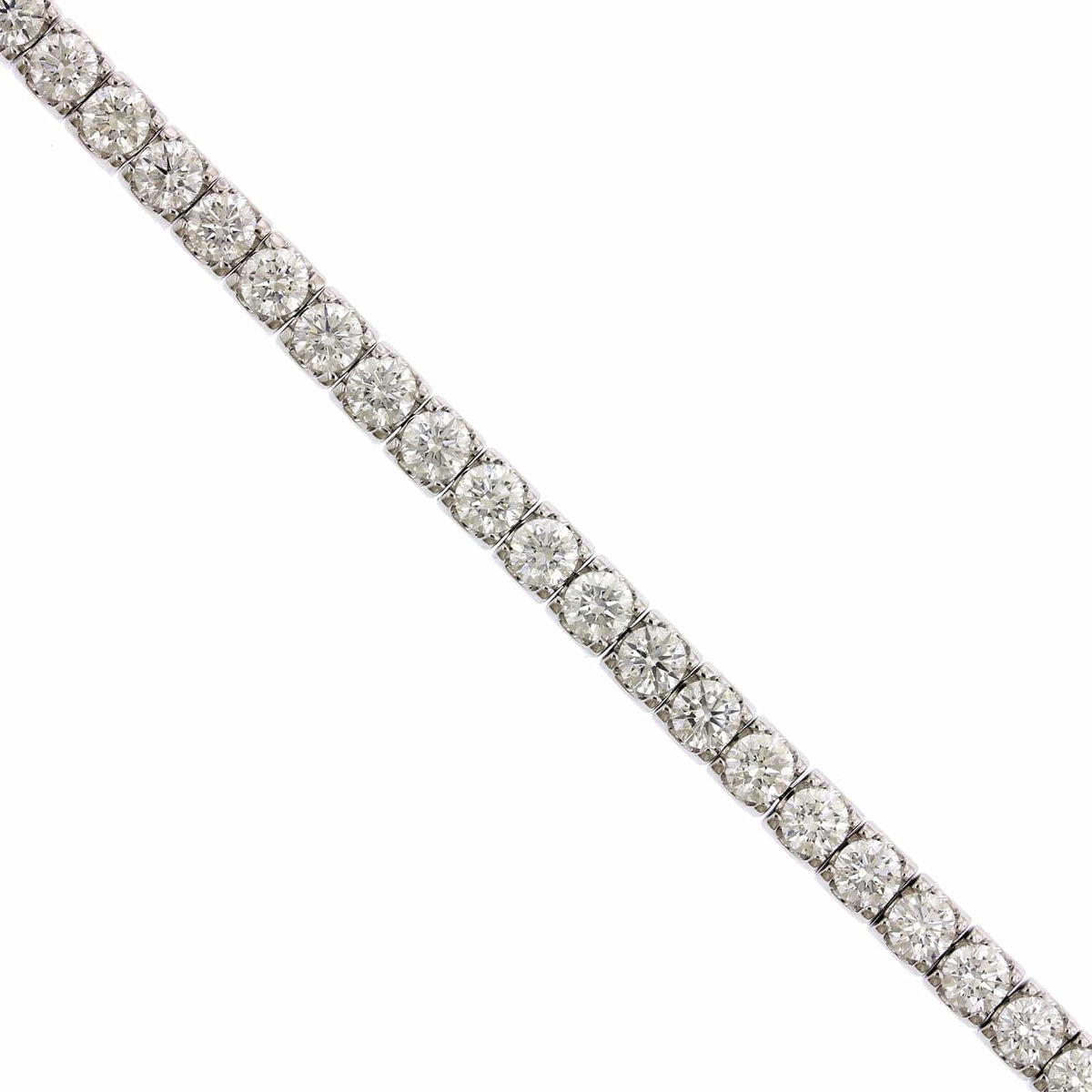 18K White Gold Diamond Tennis Bracelet