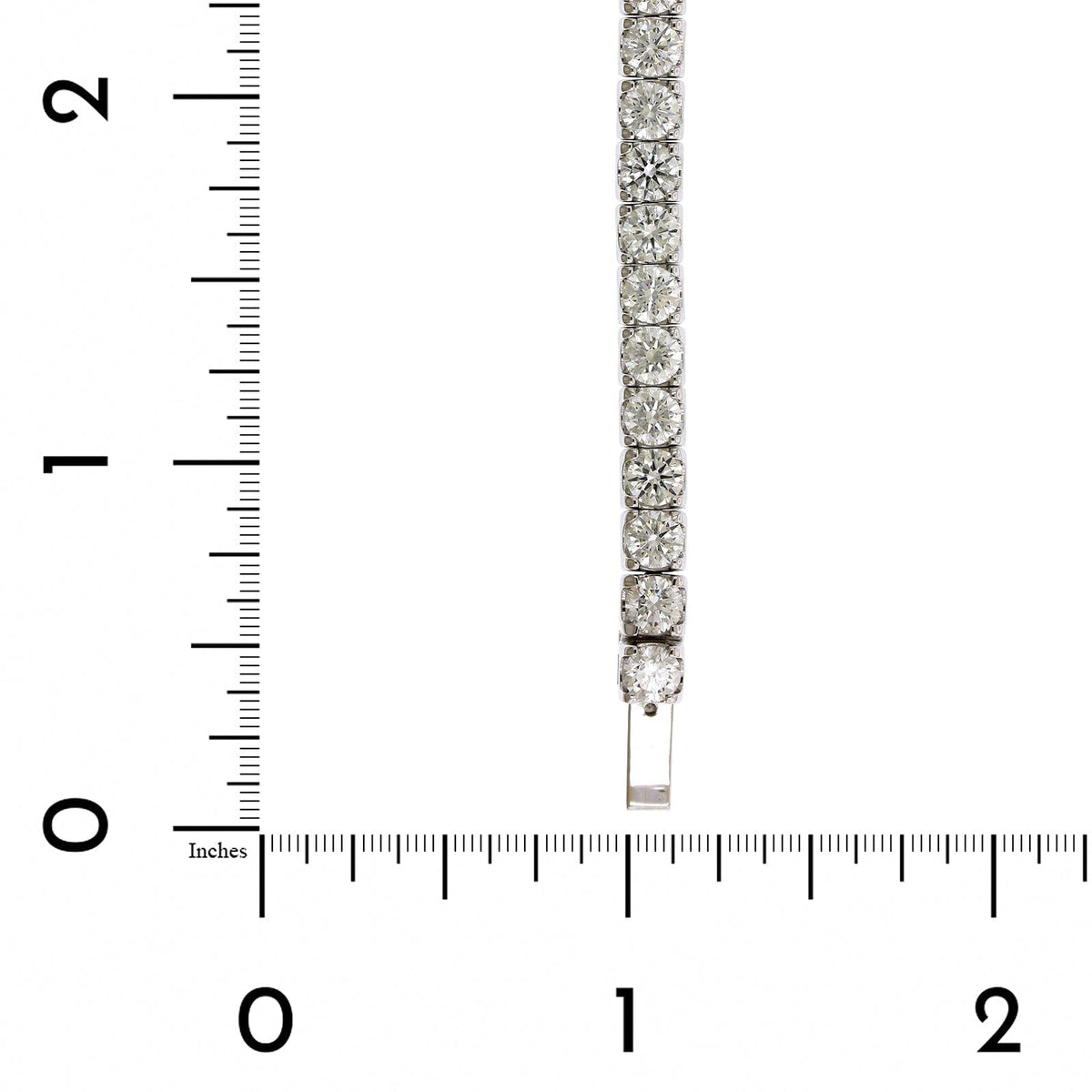 18K White Gold Diamond Tennis Bracelet