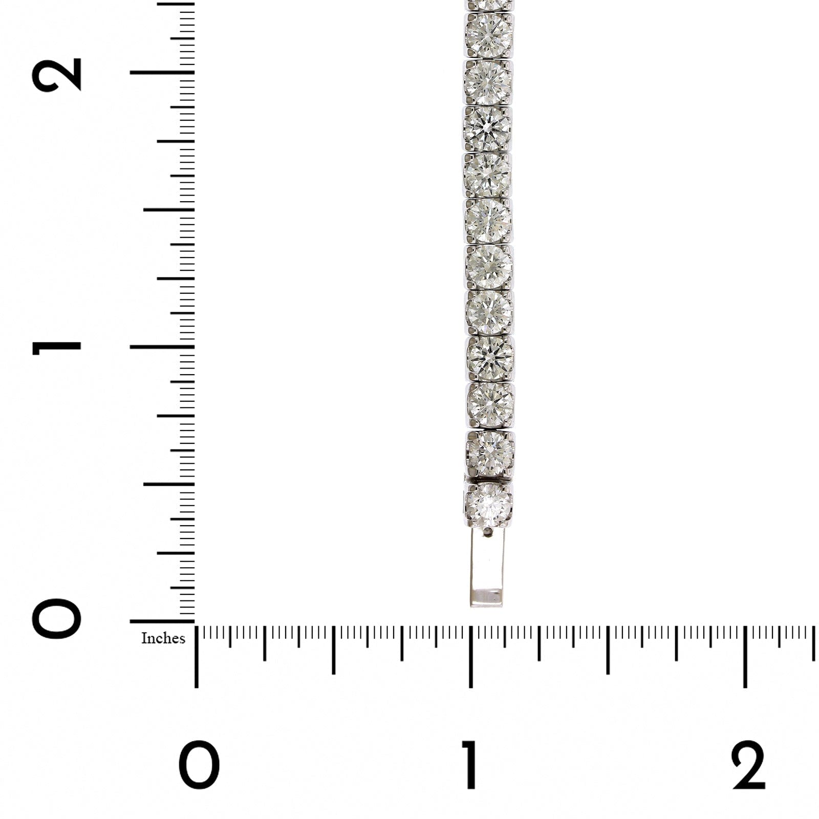 18K White Gold Diamond Tennis Bracelet