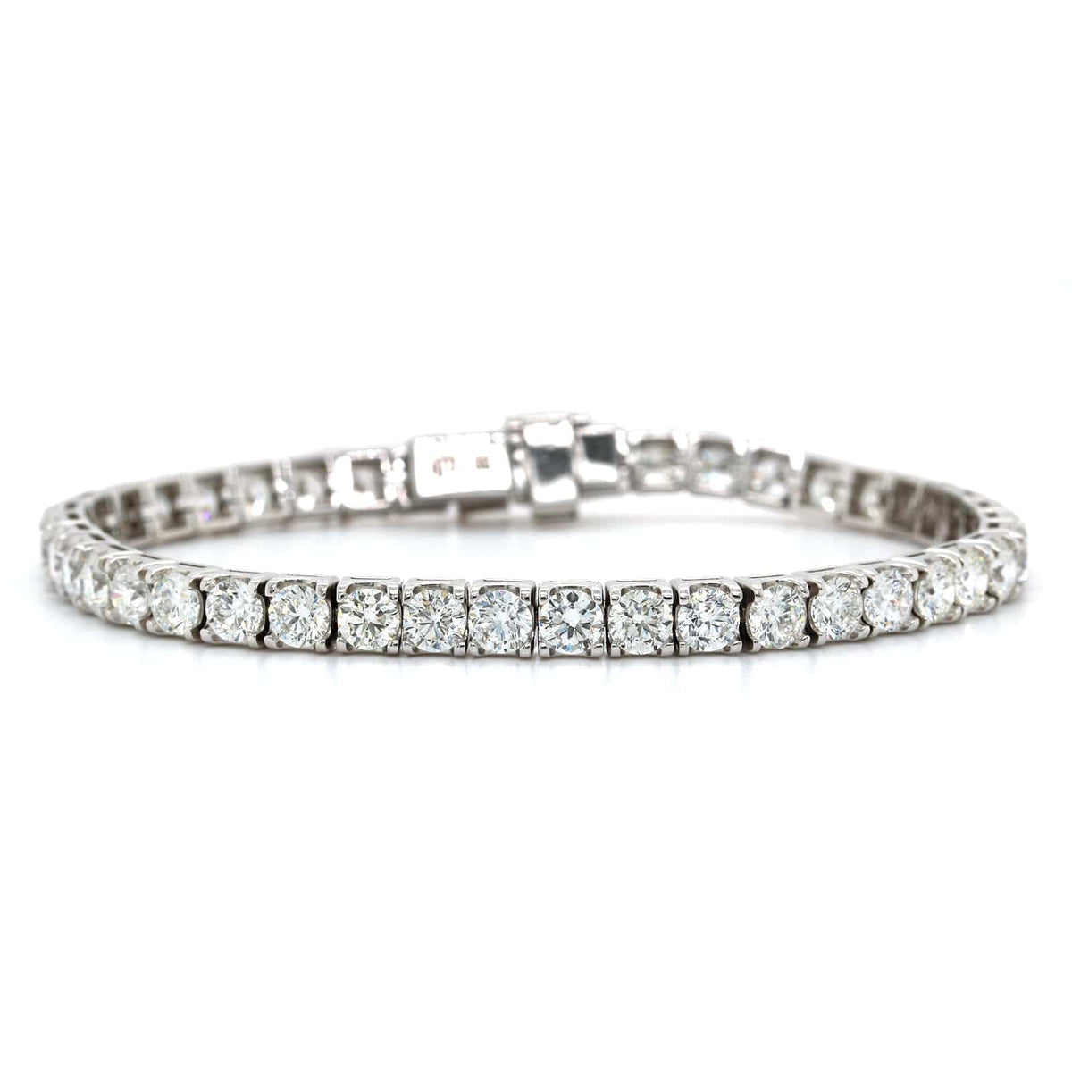 18K White Gold Diamond Tennis Bracelet
