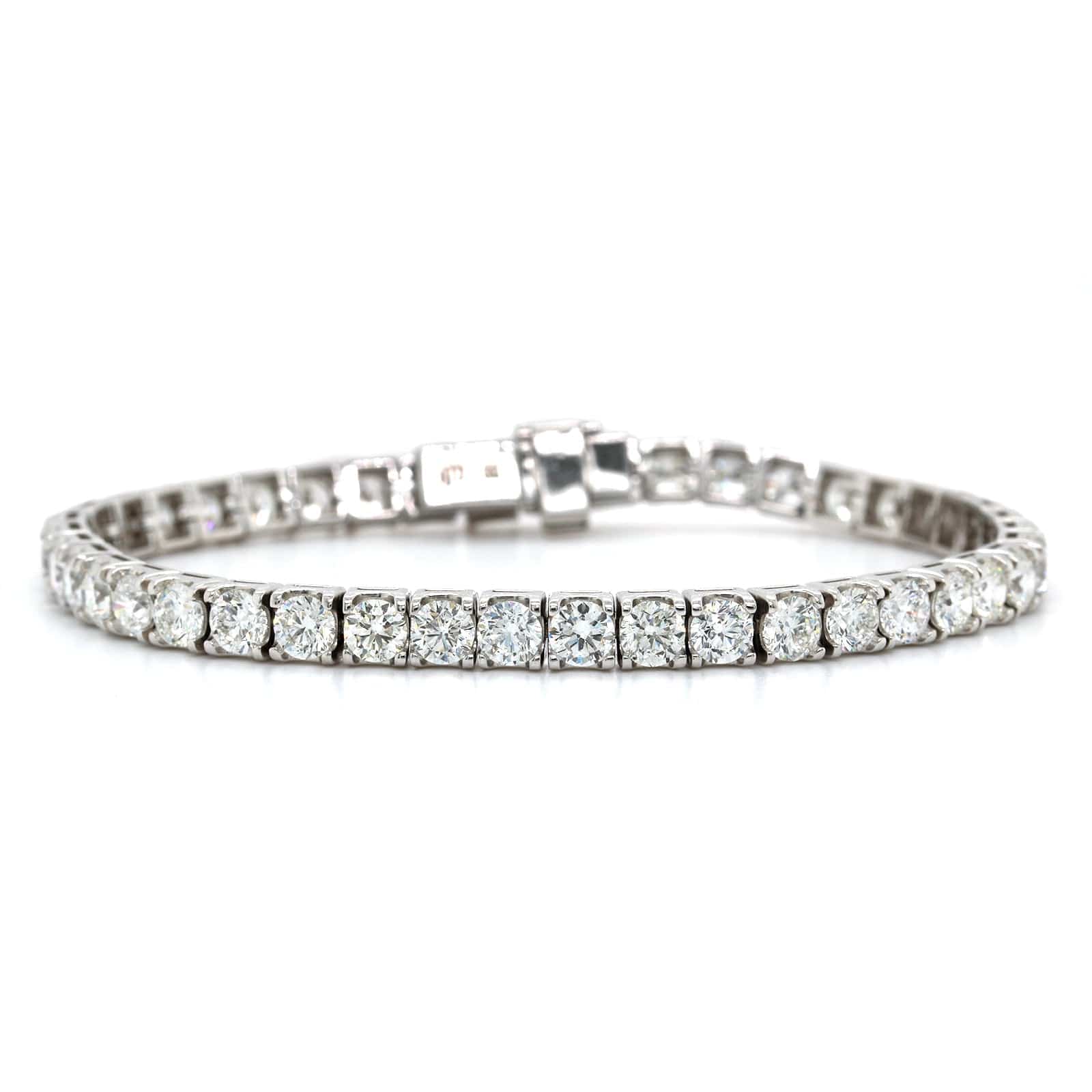 18K White Gold Diamond Tennis Bracelet