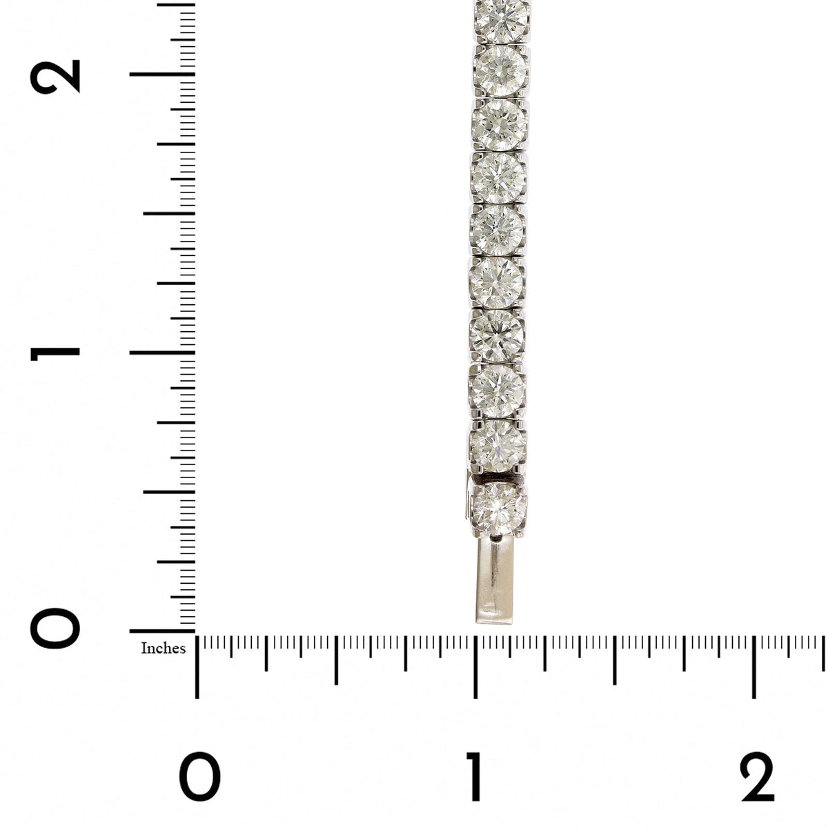 18K White Gold Diamond Tennis Bracelet