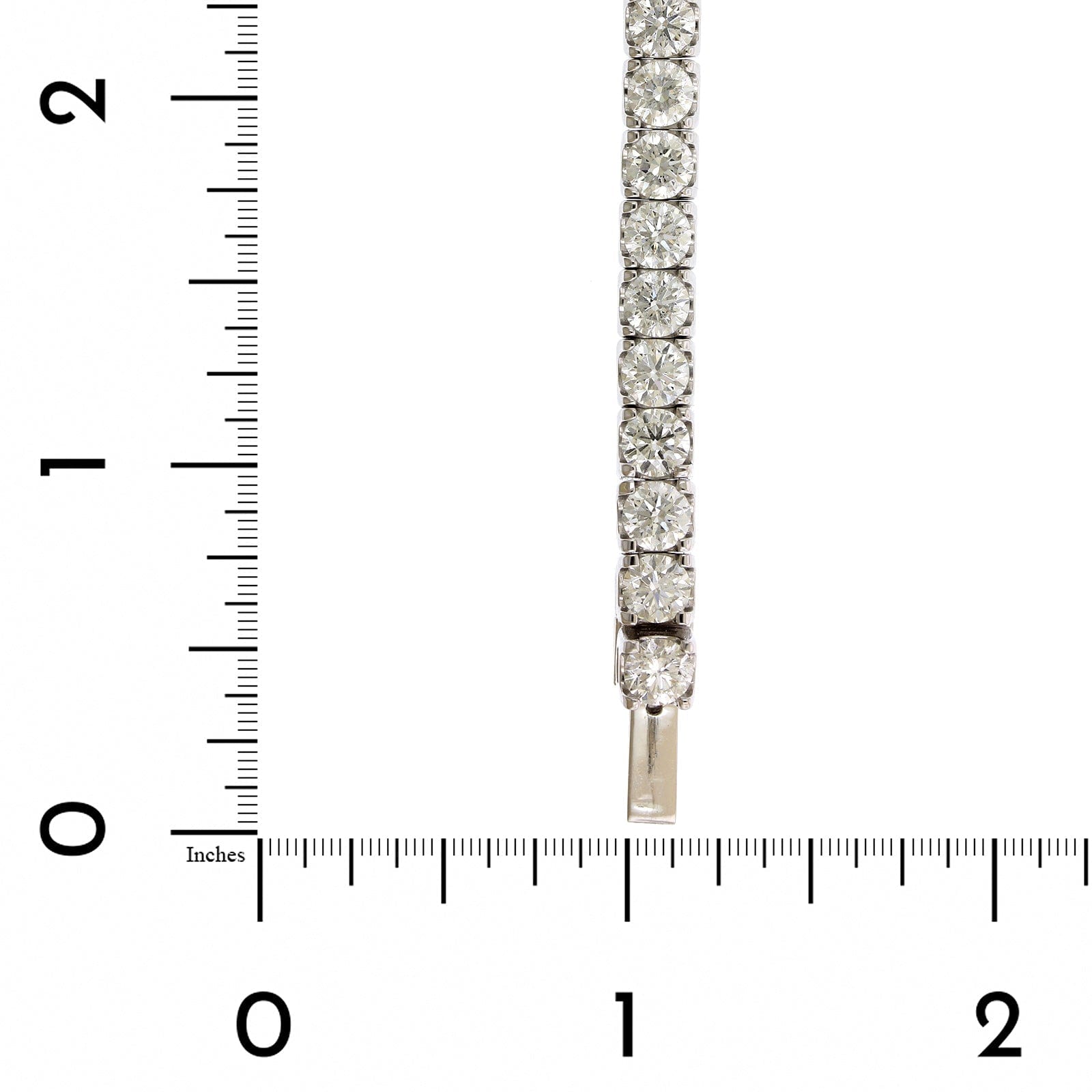 18K White Gold Diamond Tennis Bracelet