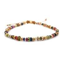 Maor 18K Yellow Gold Mixed Colored Sapphire Pilla Bracelet